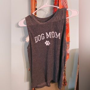 Dog mom muscle tee